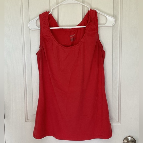 Merona Burnt Orange Fitted Tank Top - Picture 1 of 1